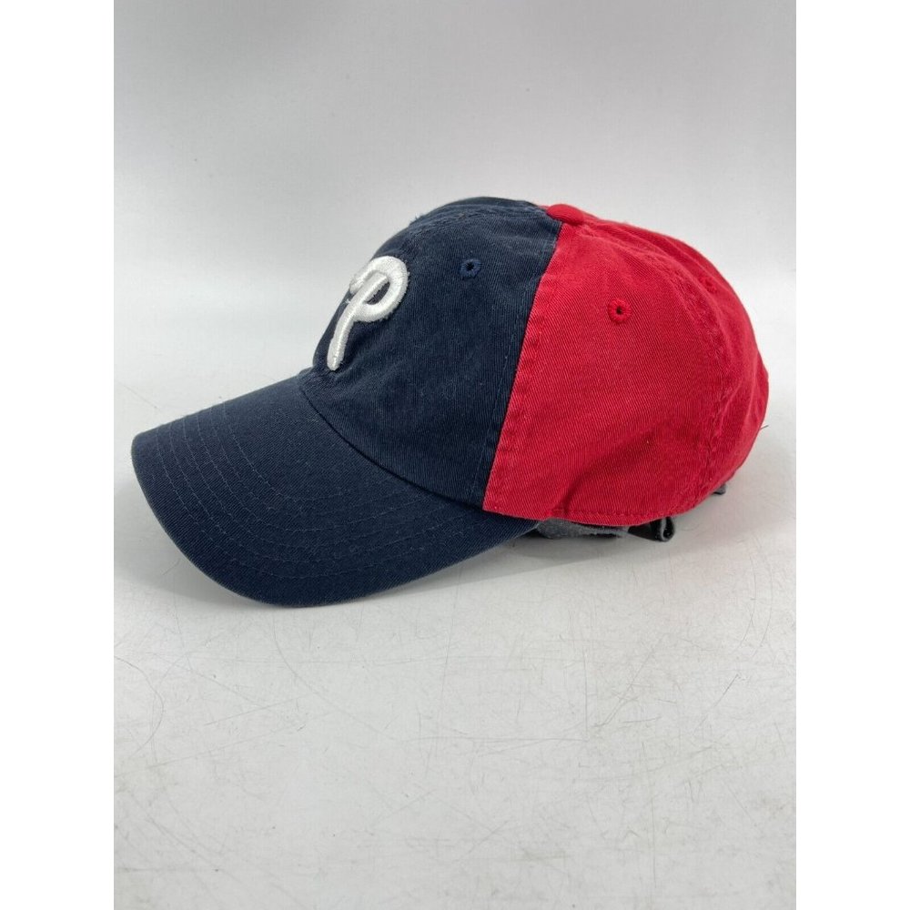 American Needle 1918 Red Blue Philadelphia Phillies MLB Strap Back Hat Ball Cap - Picture 8 of 9